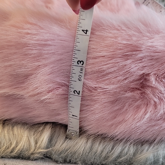 Elegant Pink Faux Fur Shoulder Bag - Picture 9 of 13